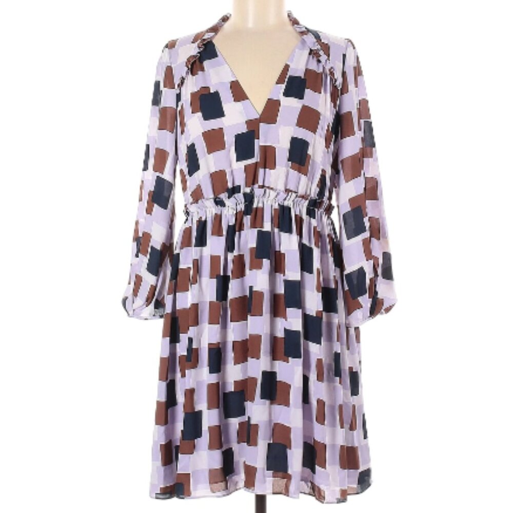 Kate Spade Geo Squares Mini Dress